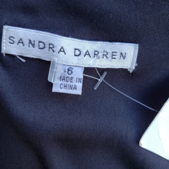 NWT SANDRA DARREN sleeveless dress sz 6 - Picture 7 of 7